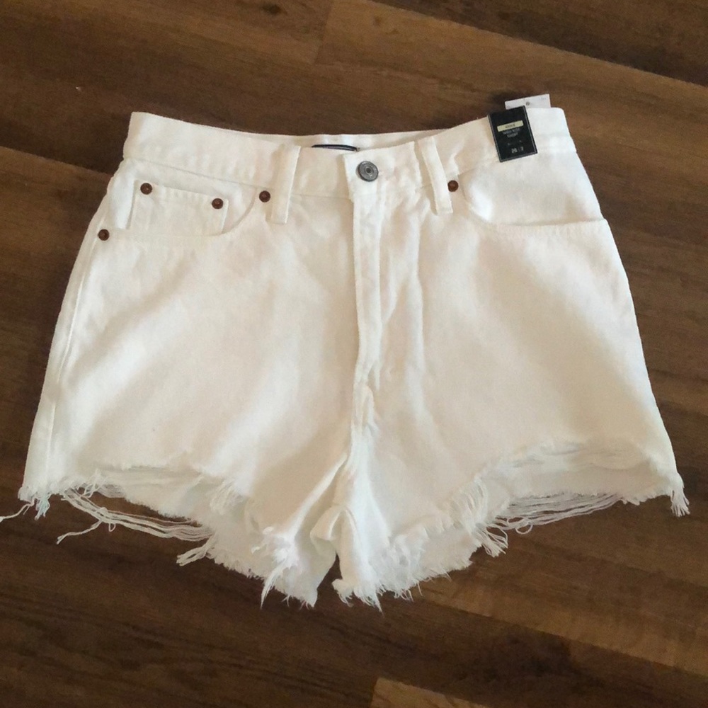 Abercrombie & Fitch White Shorts